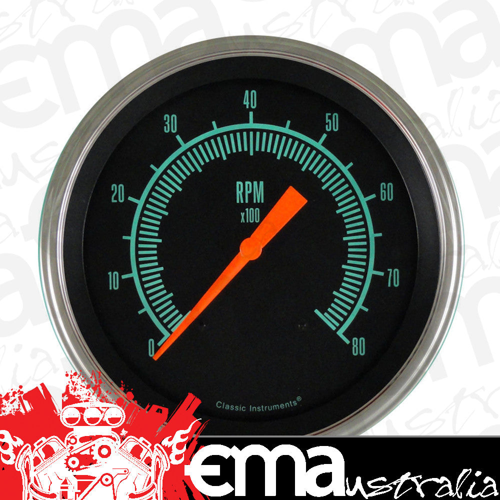 Classic Instruments GS71SLF G-Stock - Tachometer 8K RPM 4-5/8"