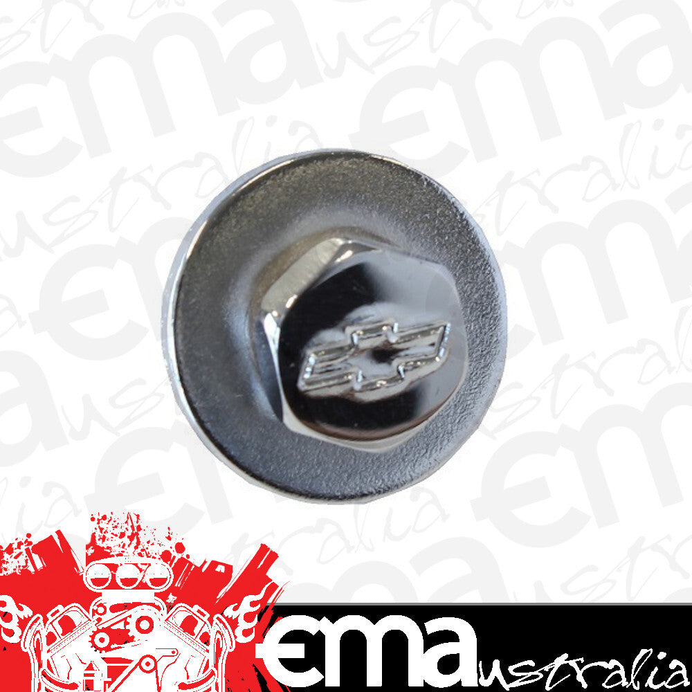Gardner Westcott GW10-25280 Chrome Hex Washer Sems Body Bolts 5/16-18" x 1" 1" O.D Washer w/ Bowtie Logo