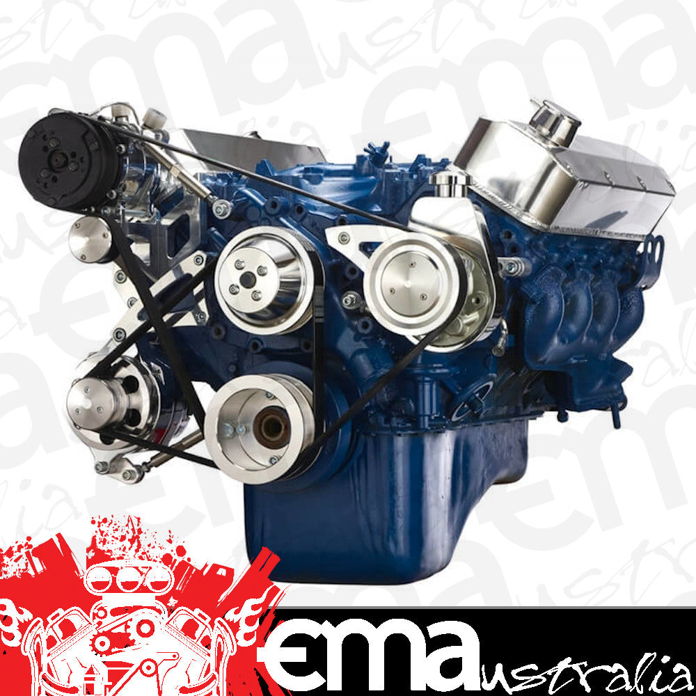 CVF 460-SERPENTINE-AC Ford 460 Serpentine System - AC Alternator & Power Steering