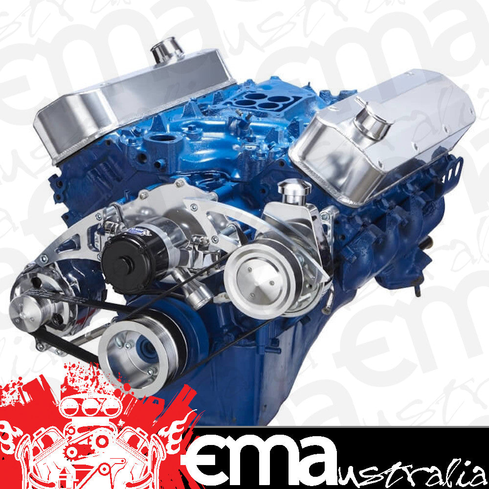 CVF 460-SERPENTINE-PS-EWP Ford 460 Serpentine System - Power Steering & Alternator - Electric Water Pump