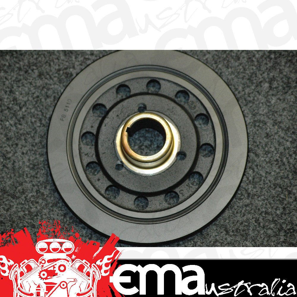 Ford 6 cyl 200-250 CID 1970-1984 STD Harmonic Balancer Single V Pulley Hb 1006N Powerbond HB1006N