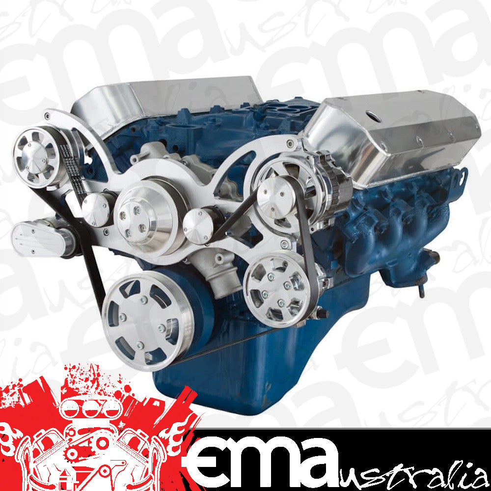 CVF 460-WRAPTOR-PS Serpentine System for 429 & 460 - Power Steering & Alternator - All Inclusive