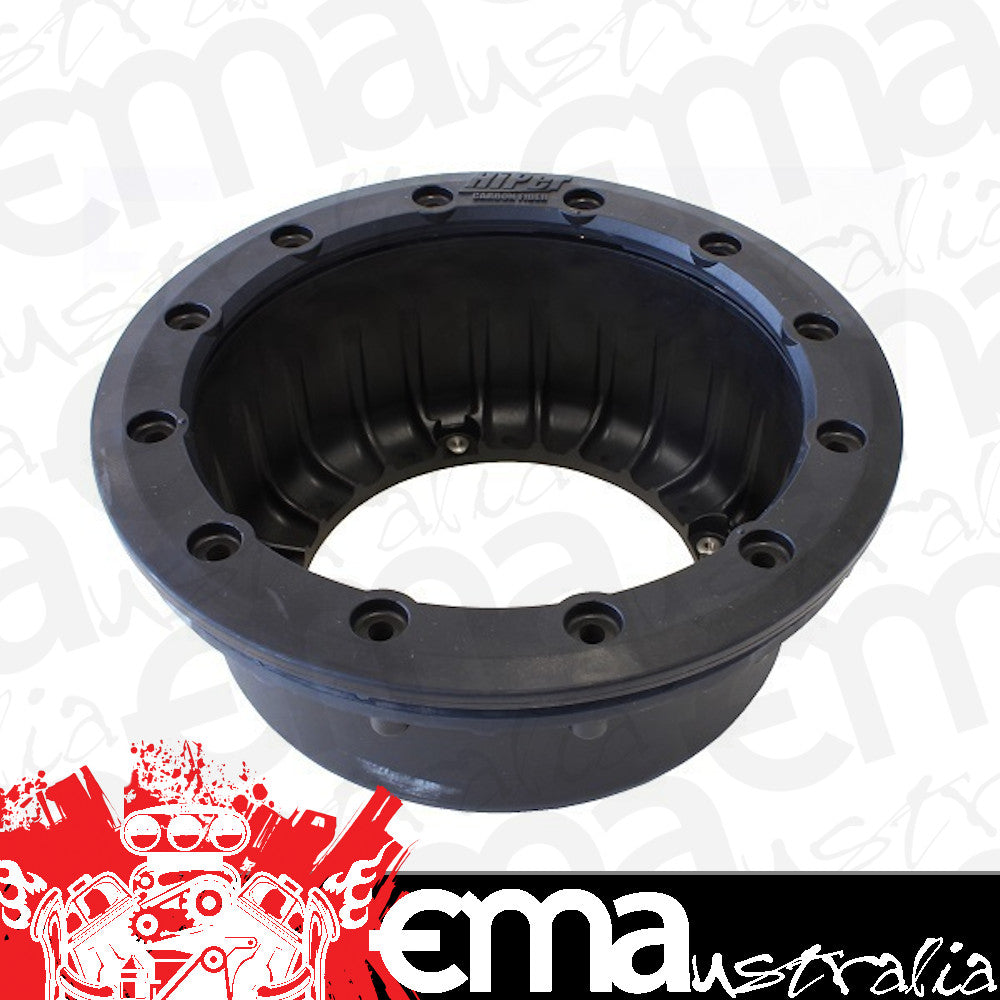HiPer HI-1040-SBL-R Rear 4" Carbon Wheel Half w/ Beadlock Including Black Lockring And Hardware.