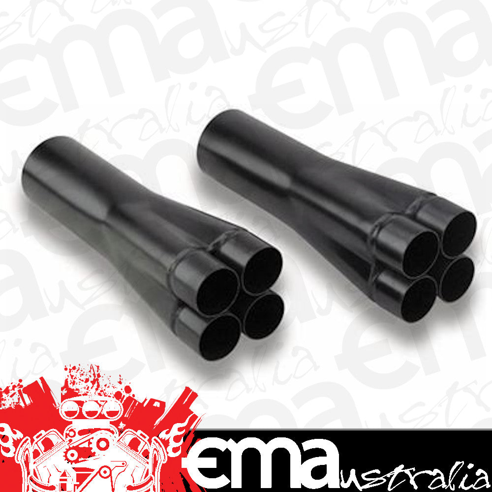 Hooker HK11760HKR Header Collectors Steel Slip-On 2 1/8 In. Primary Tube Diameter 3.50 In. Collector Diameter Pair