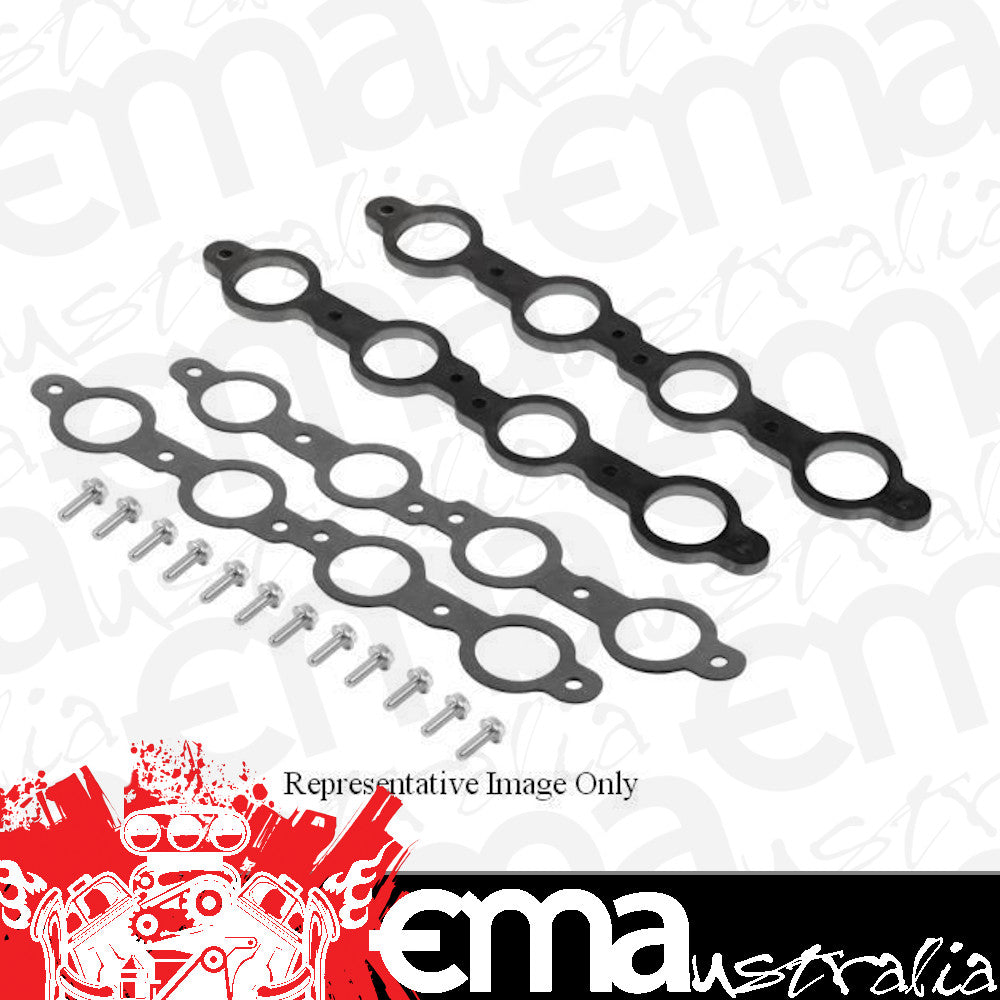 Chevy small block 18? degrees Exhaust Flange Kit suit Chev Bock Round Port 2-1/8" Hooker HK11833HKR