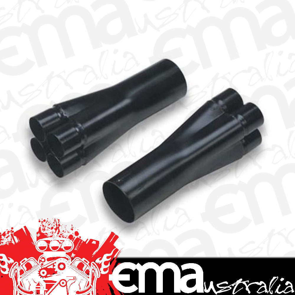 Universal 4 Into 1 Header Pipe Collectors 1-3/4" Prim 3" Collector 1 Pair Hooker HK14730