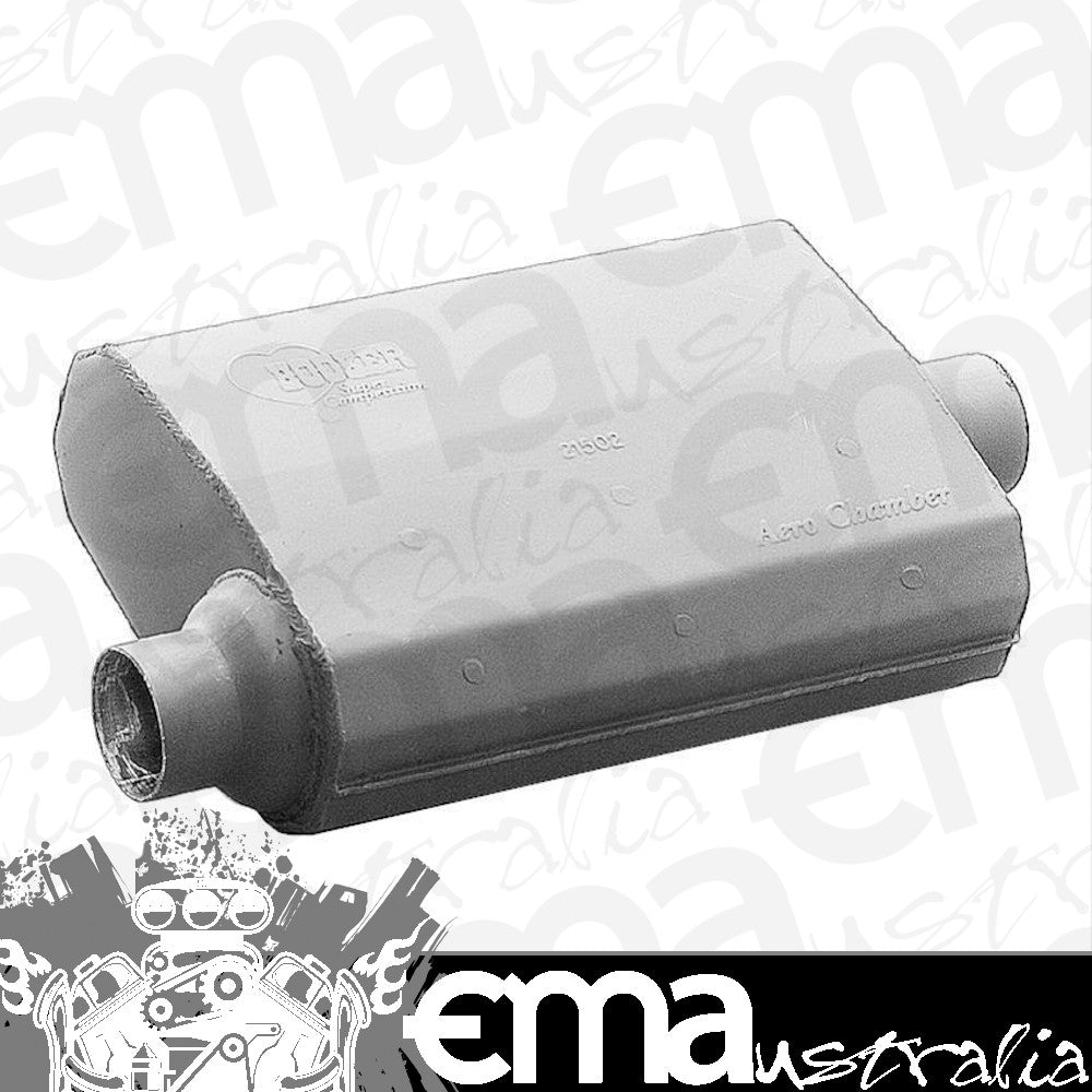 Hooker HK21505 Aero Chambler Muffler 3" Offset In/Centre 3" Out