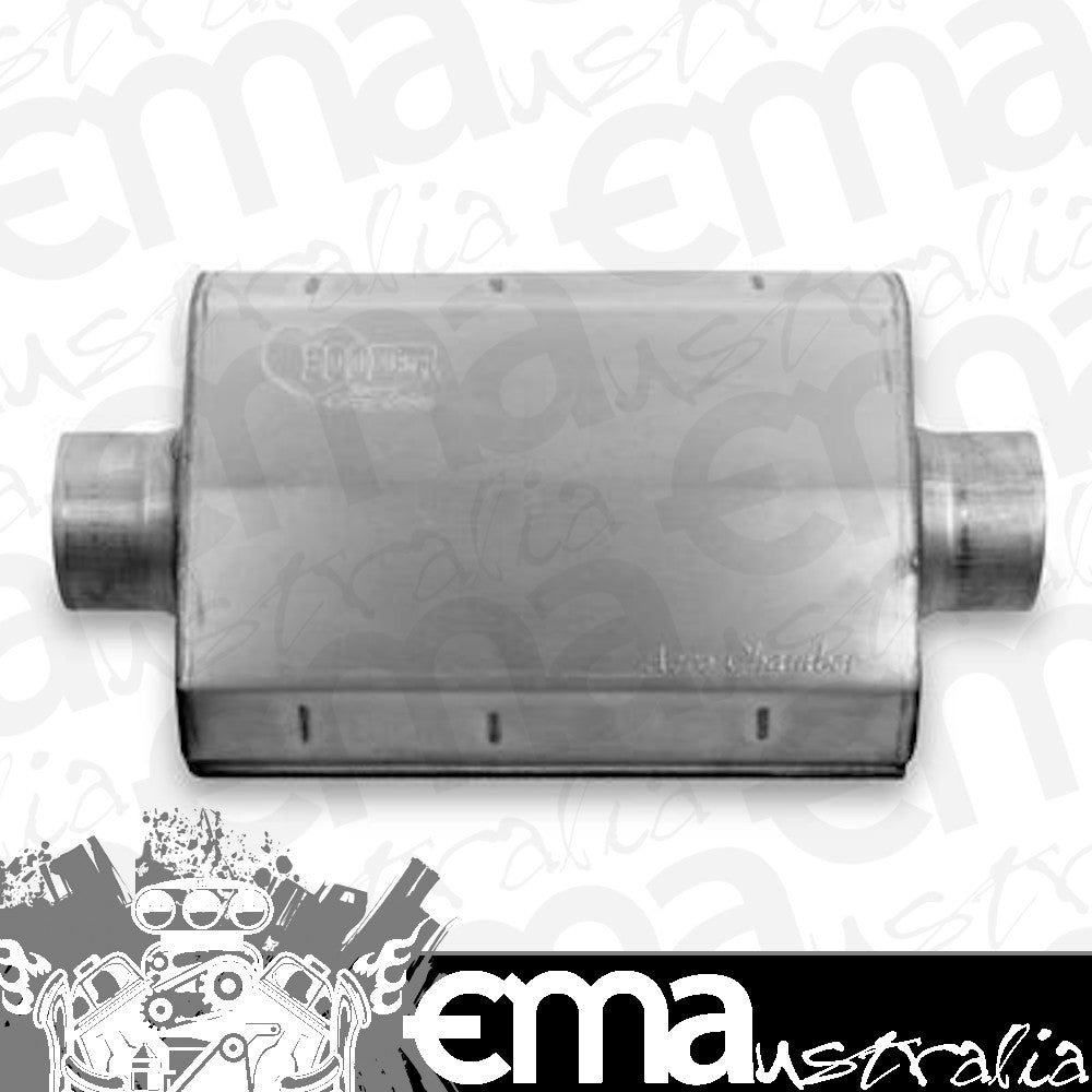 Hooker HK21507HKR Muffler Aero Chamber 3 1/2 In. Inlet/3 1/2 In. Outlet Steel Aluminized (each)