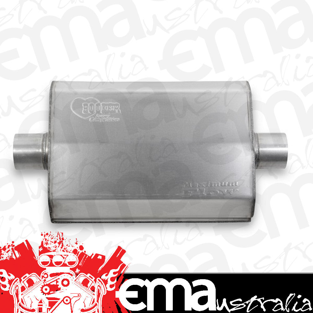 Hooker HK21614 Maximum Flow Muffler 2-1/2" Center Inlet & Outlet