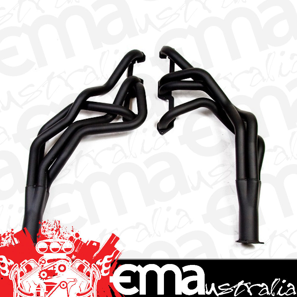 Hooker HK5115HKR Competition Full Length Header Black Painted suit 1966-77 Challenger/Charger/Coronet w/ Small Block 318-360