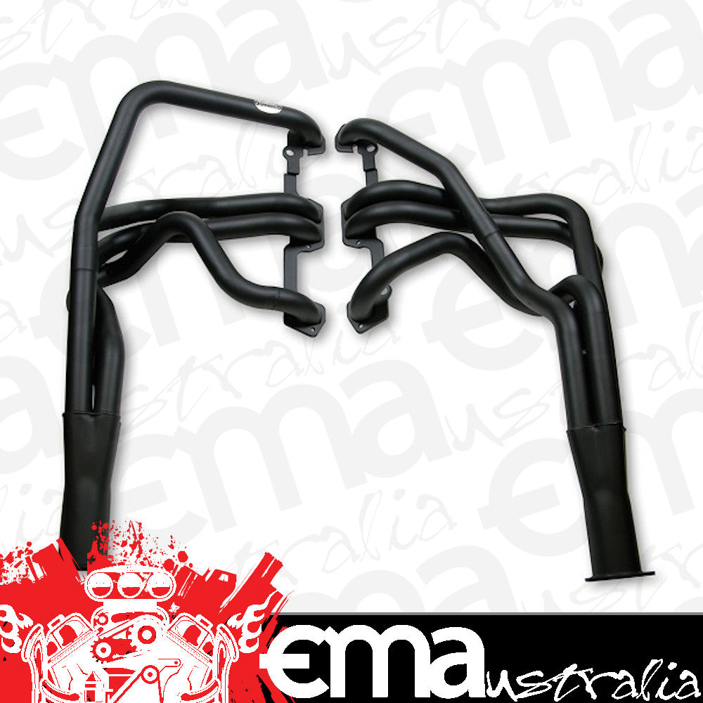 Hooker HK5204HKR Competition Full Length Header Black Painted suit 1970-72 Dart/Demon/Duster/Valiant w/ Small Block 318-360