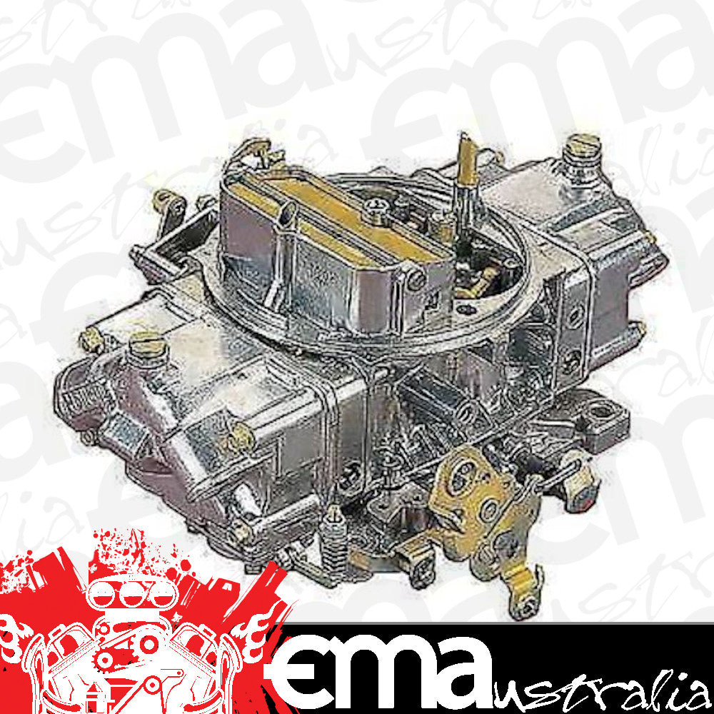 Holley HO0-4780S 800CFM Four Barrel Street/Strip Carburetor Shiny Finish Mechanical Secondaries. Manual Choke