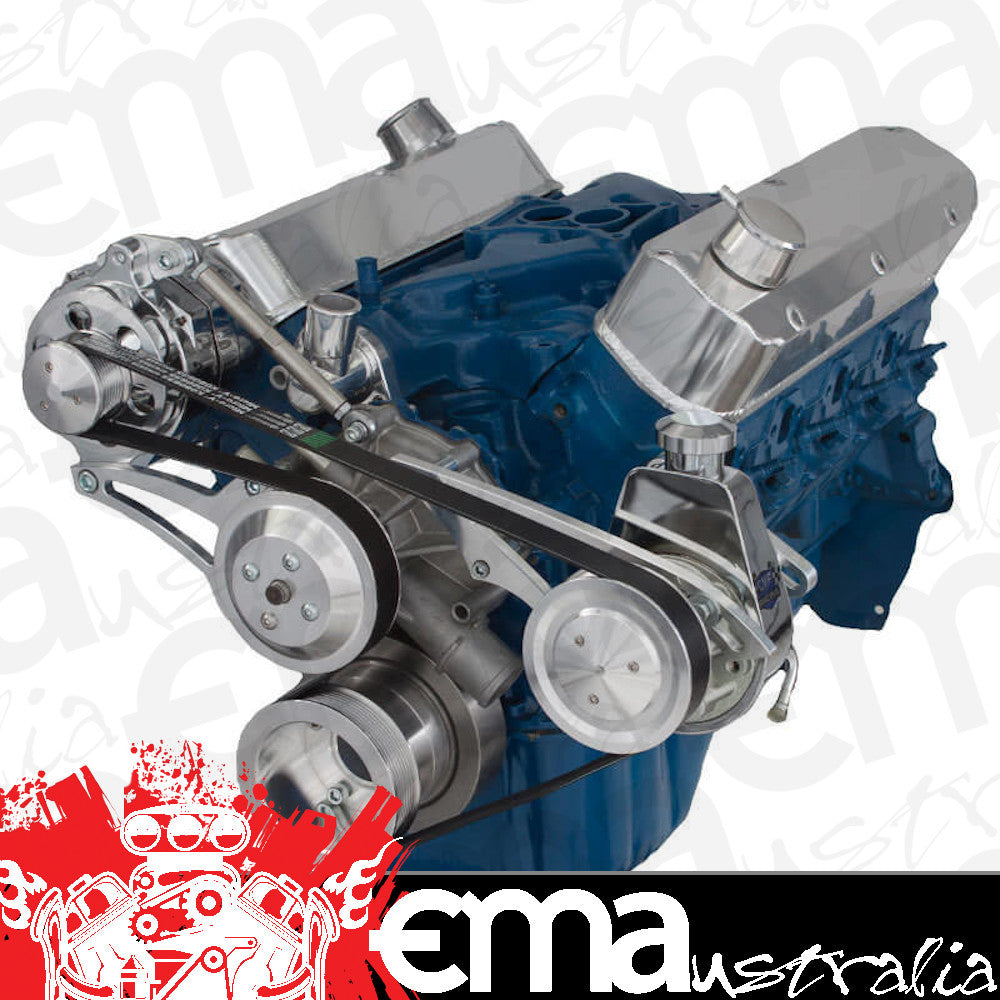 CVF 5.0L-SERPENTINE-PS Ford 5.0L & 5.8L Serpentine Conversion Kit - Alternator & Power Steering