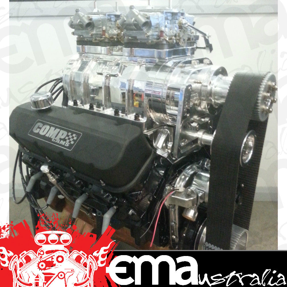 Engine Master Australia 502BIGBLOCKCHEV EMA - Blown Chevy 502Ci Big Block 6-71 Supercharger 722HP / 737 Ft/Lb Turnkey