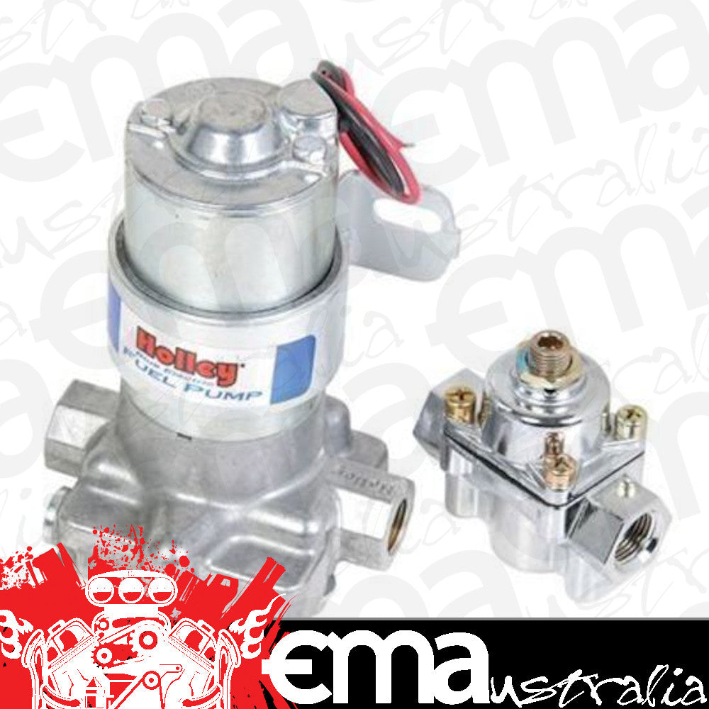 Holley | HO12-802-1 | ELECTRIC FUEL PUMP W/ REGULATOR 110GPH