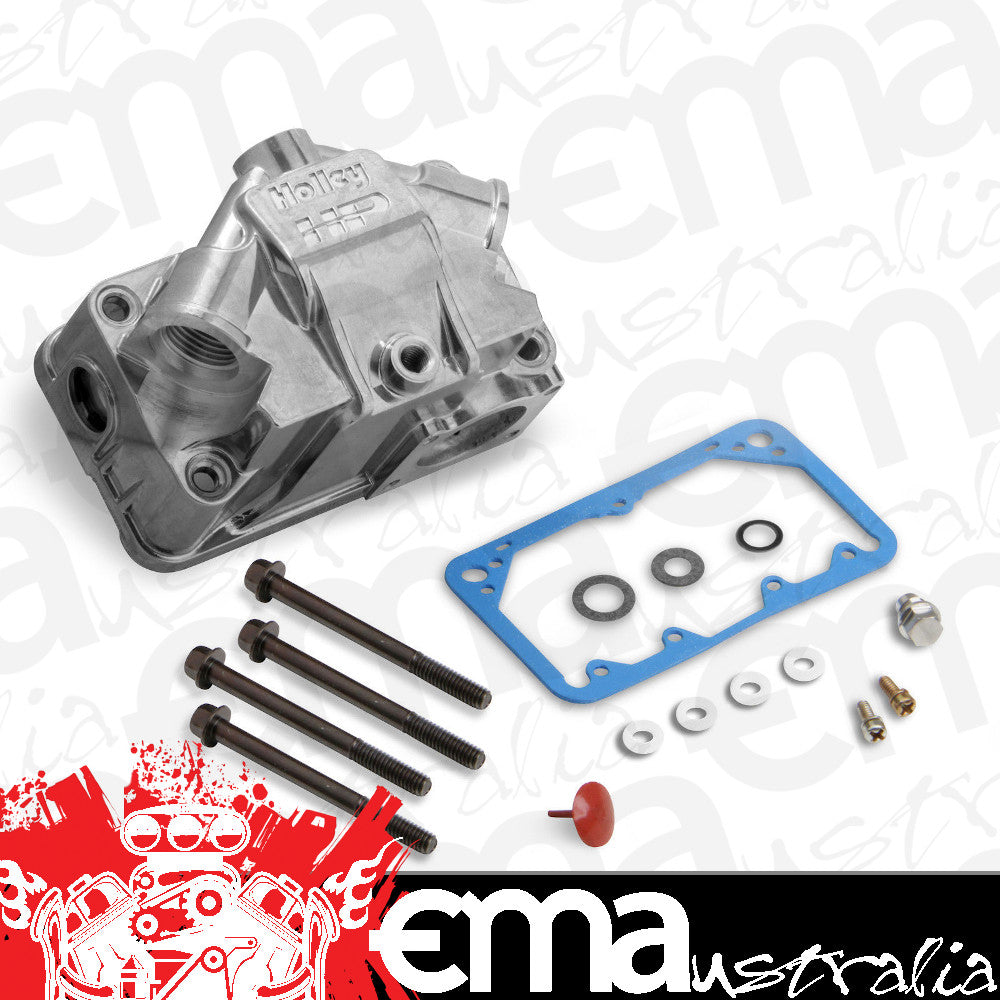HOLLEY ULTRA HP POLISHED ALUMINIUM CENTRE HUNG FUEL BOWL KIT HO134-78S