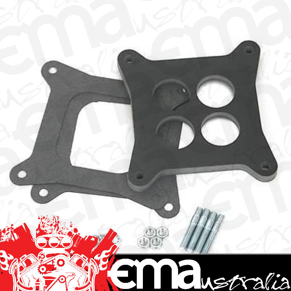 Holley HO17-59 Carburetor Spacer Phenolic.500" Thick 4 Hole 4BBL Square Bore