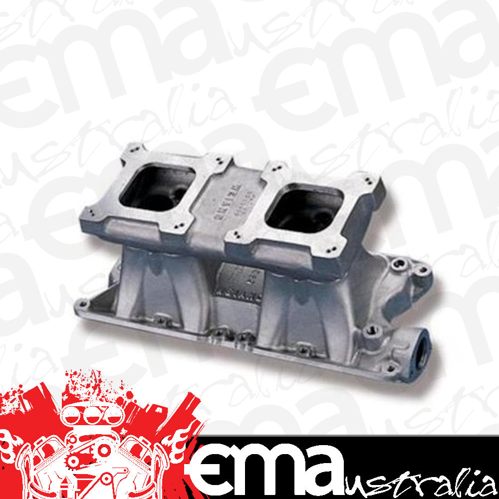 Intake Manifold Hi-Ram Tunnel Ram Aluminum Natural Dual Square Bore Ford 221-302 Each