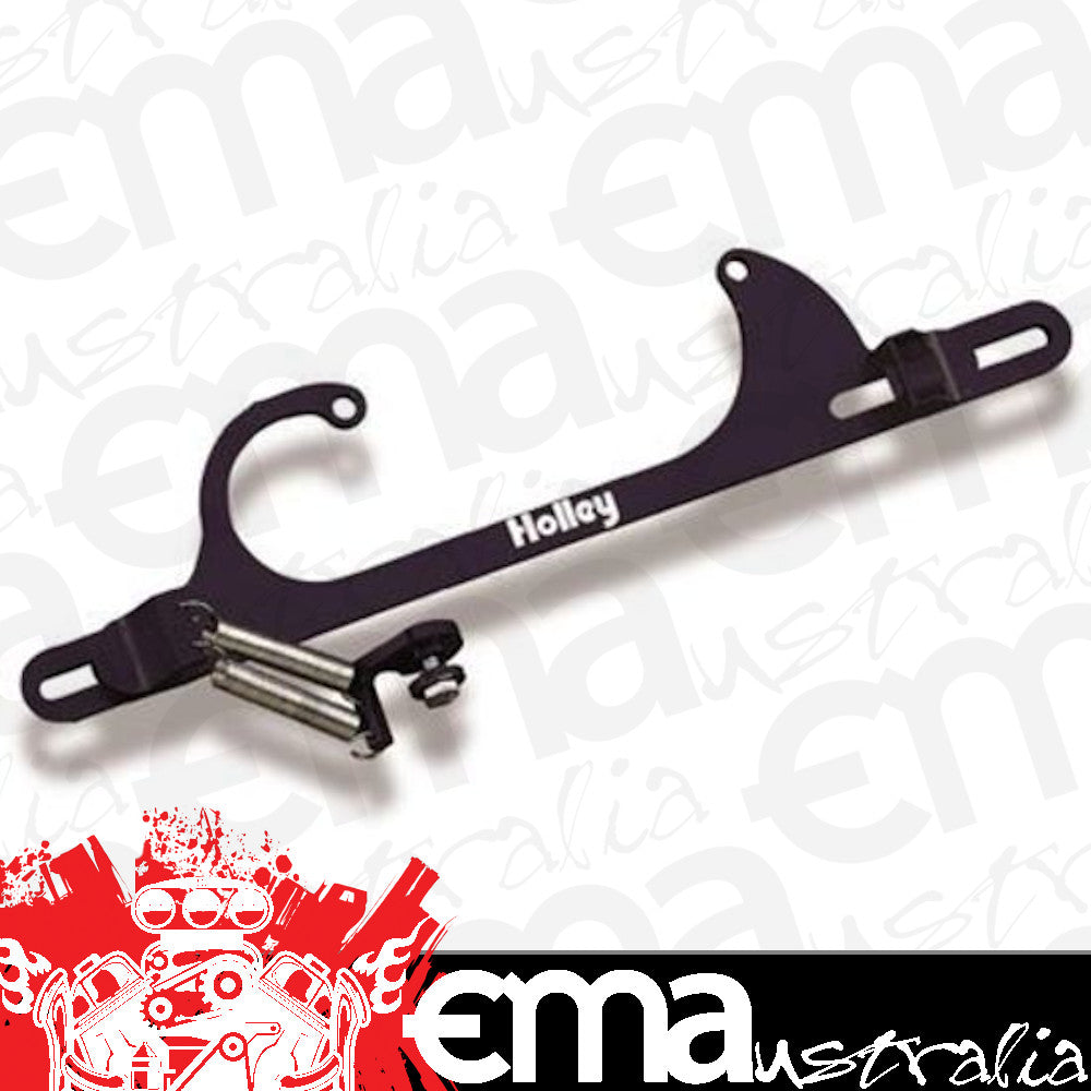 Throttle Cable Bracket Aluminium Black Anodized Holley 4150/4160 Each