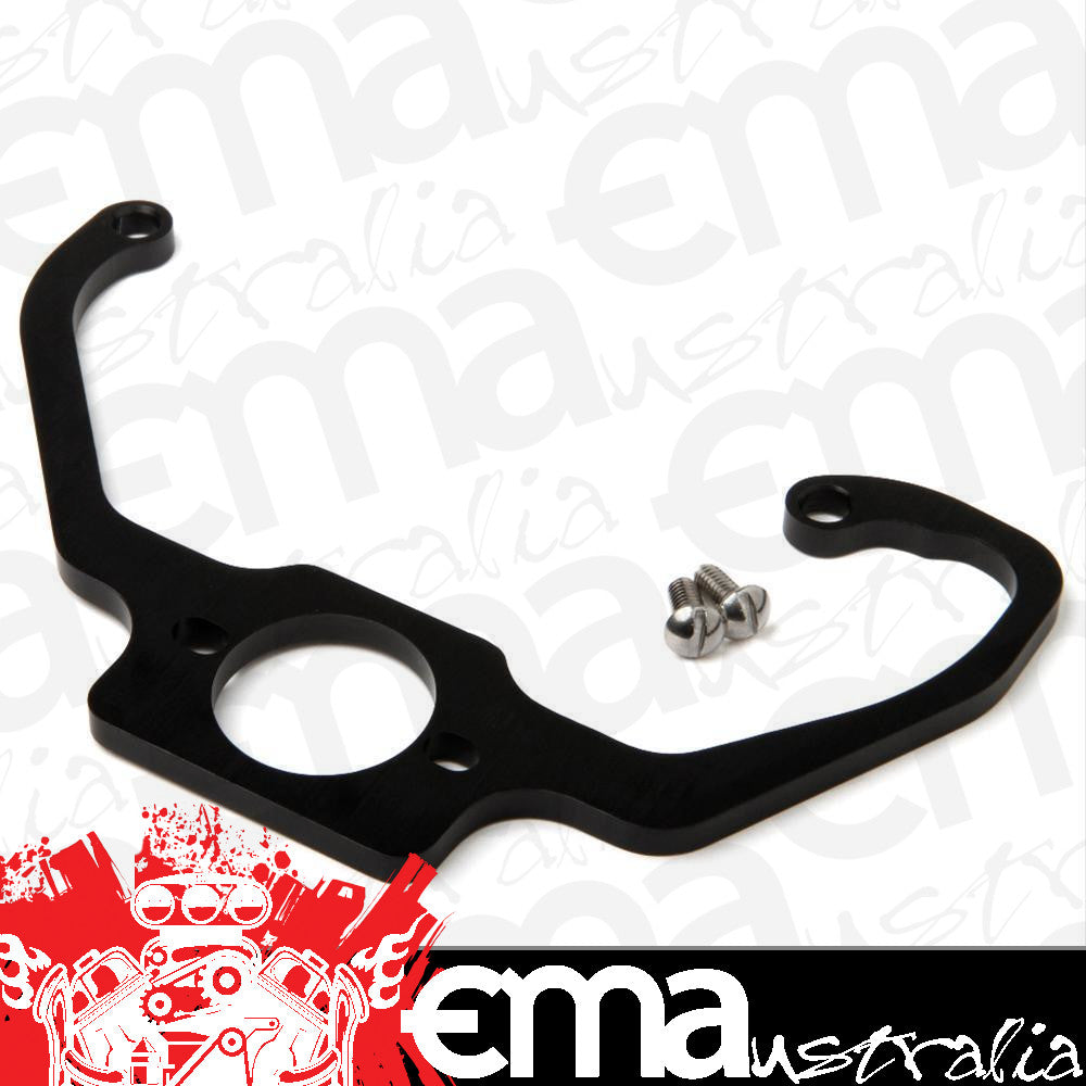 Holley | HO20-120 | FUEL PRESSURE REGULATOR BRACKET BLACK BILLET ALLOY