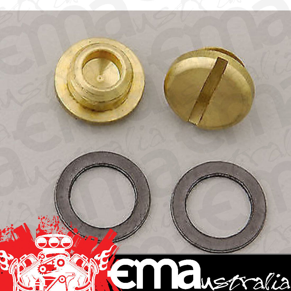 Holley 2300, 4150, 4150 HP, 4160, 4500 & Barry Grant Claw Carburetors Fuel Bowl Sight Plug Gasket Kit Holley HO26-13