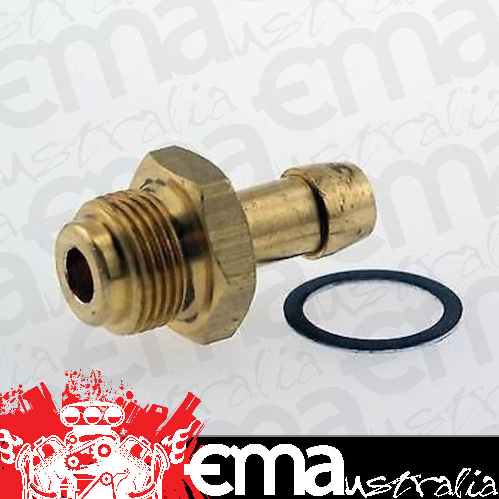 Holley | HO26-24 | Brass Fuel Bowl Fitting 9/16"-24 Thread 5/16" Inlet