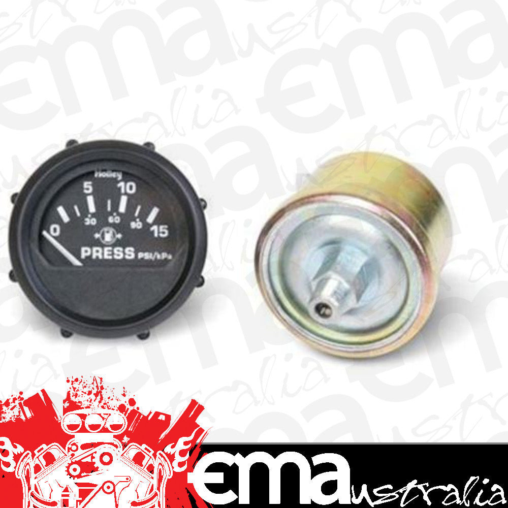 Gauge Fuel Pressure 0-15 psi 2 1/16 in. Analog Electrical Black Face Each