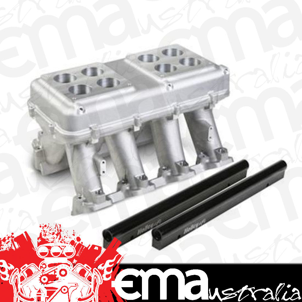 Intake Manifold Holden Chevrolet LS Complete Multi-port Aluminium Dual 4500 Dominator Style Throttle Body Mounting Each