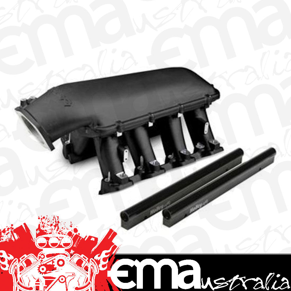 Intake Manifold Holden Chevrolet LS EFI Aluminium 92mm Throttle Bore Fuel Rails Black Ceramic Each