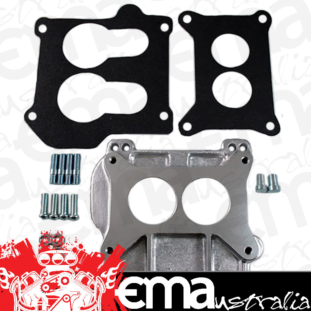 Rocket 5R10-555 Carburettor Adaptor Ford V8 Carter Thermo-Quad 4Bbl To Holley 350 & 500 2Bbl