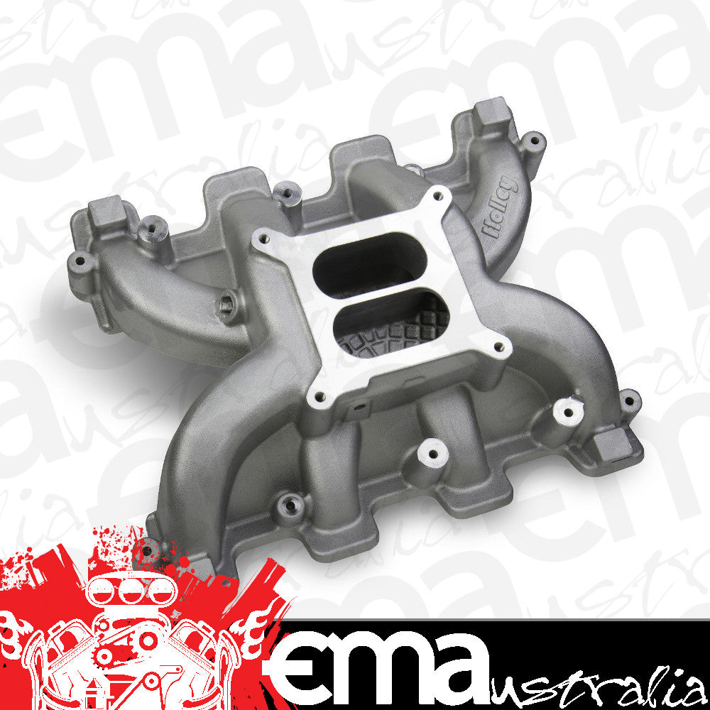 HOLLEY LS MID RISE CARBURETOR INTAKE MANIFOLD HO300-129 DUAL PLANE CHEV LS3/L92