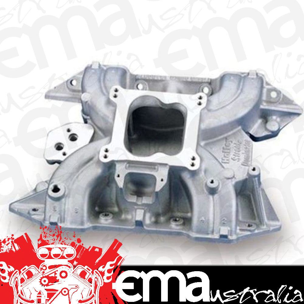 Intake Manifold Street Dominator Single Plane Aluminium Natural Square/Spread Bore Chrysler 413/426/440