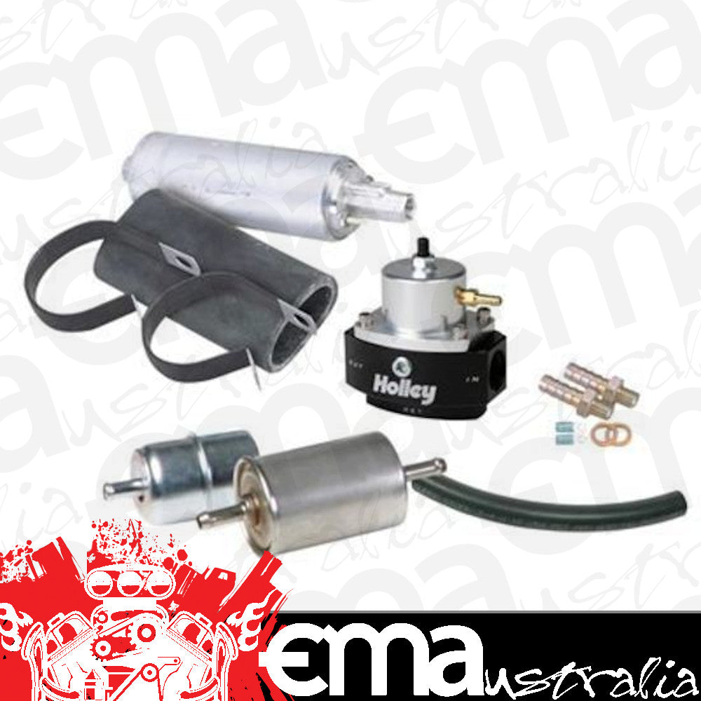 Fuel Pump System Plumbing Kit Terminator EFI Pump Regulator Two Filters Super Stock Hose Fittings Kit
