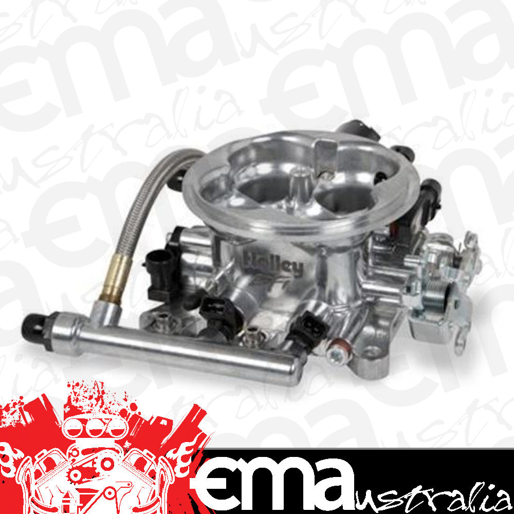 Throttle Body Injection TBI 950 CFM 4 Venturi TPS Sensor 80 lb. Injectors Polished Aluminium Body Each