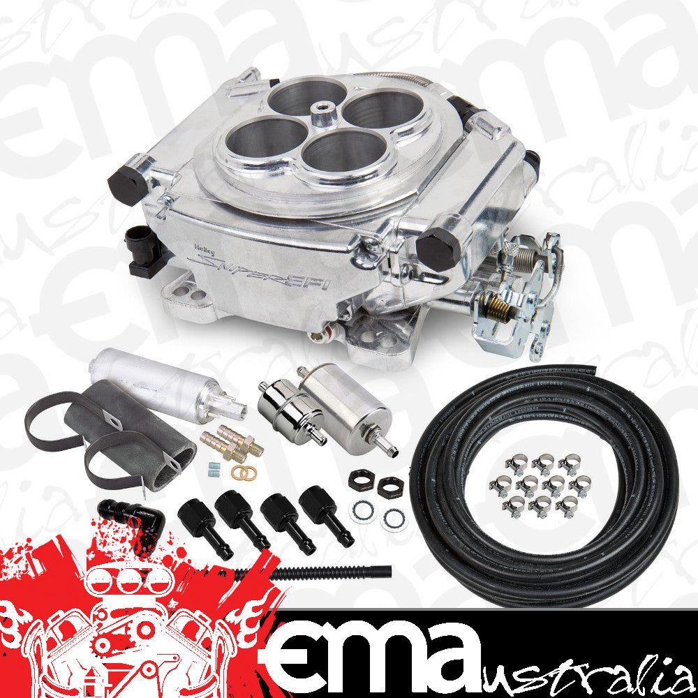 Holley HO550-510K Sniper 550-510K EFI Self-Tuning Fuel Injection System (Master Kit),Polished