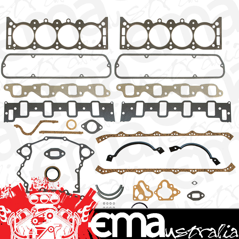 Five R Racing 5REG308-EFI Full Gasket Set Suit Holden Commodore 5.0L Efi Vn-Vt w/ Graphite Head Gaskets