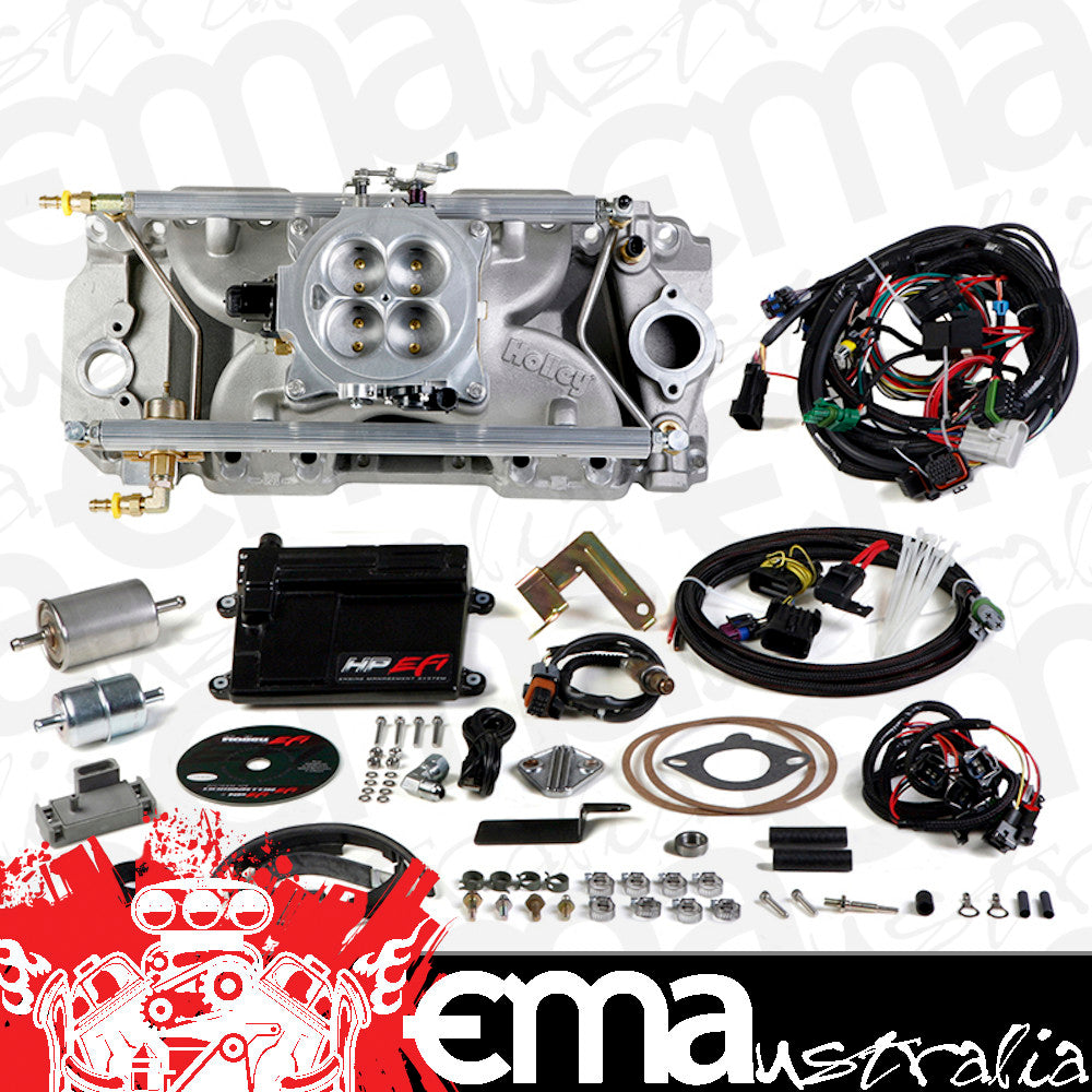 Holley HO550-835 HP 4BBL Multi Point Fuel Injection System (Suit BB Chev Std Deck w/ Oval Port Heads w/ 1000CFM Throttle Body)