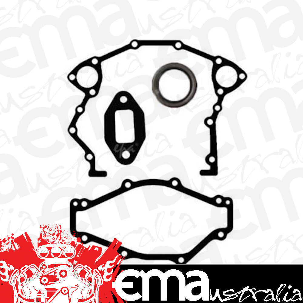 Suit Holden 253 304 308 & 5.0L EFI V8 R Racing Timing Cover Gasket Set 253-308 Five R Racing 5REGTCS-308