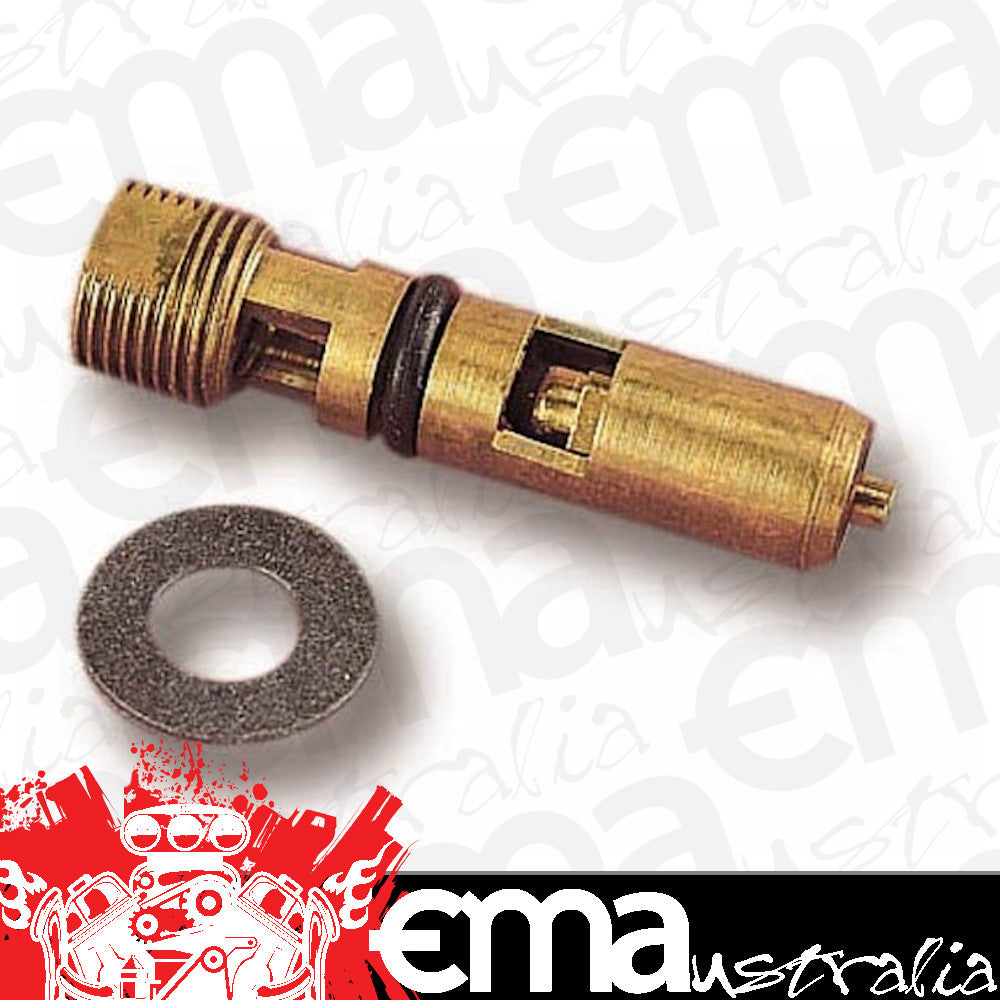 Holley | HO6-518-2 | Adjustable Inlet needle & seat - Viton (Size 0.120") ()