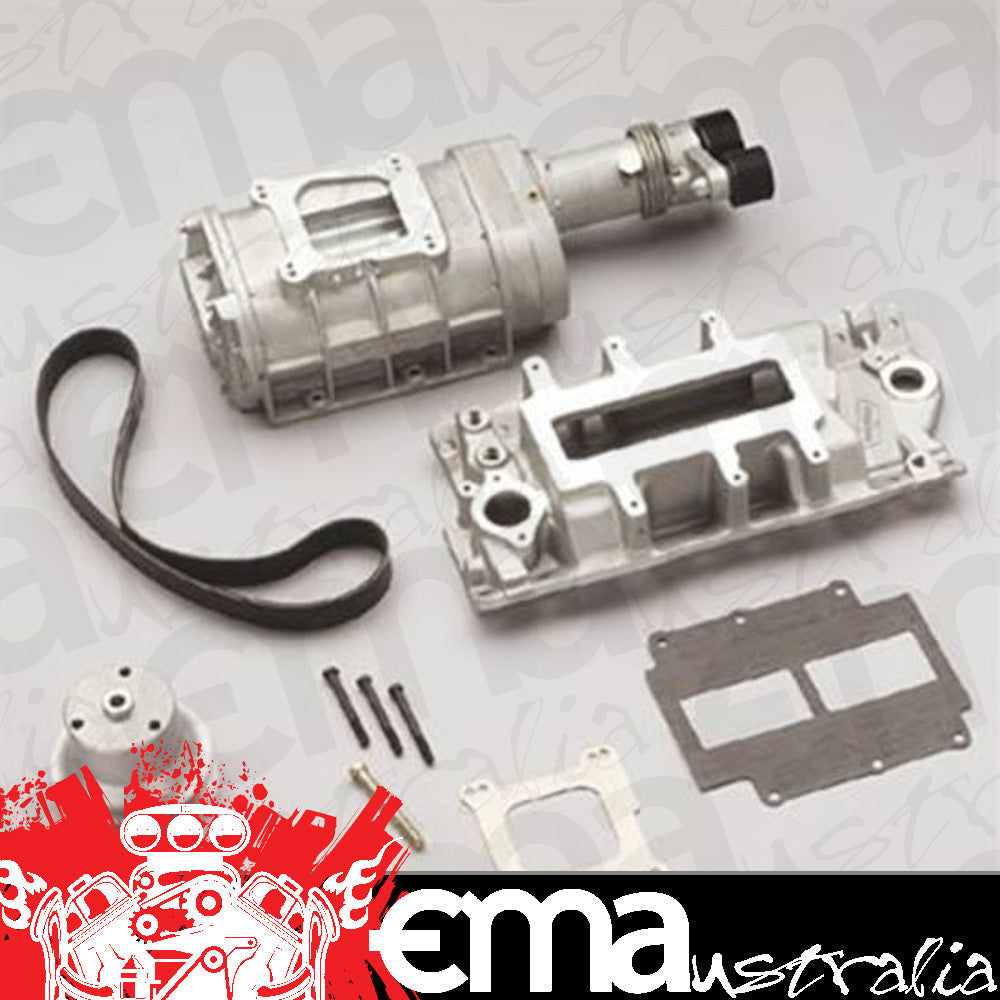 Supercharger System Roots 177 Series Satin Chevy Big Block Oval Port Kit