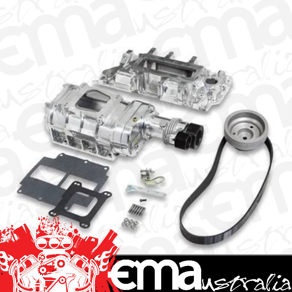 Supercharger System Roots 177 Series Polished Chevy Big Block Rectangle Port Kit