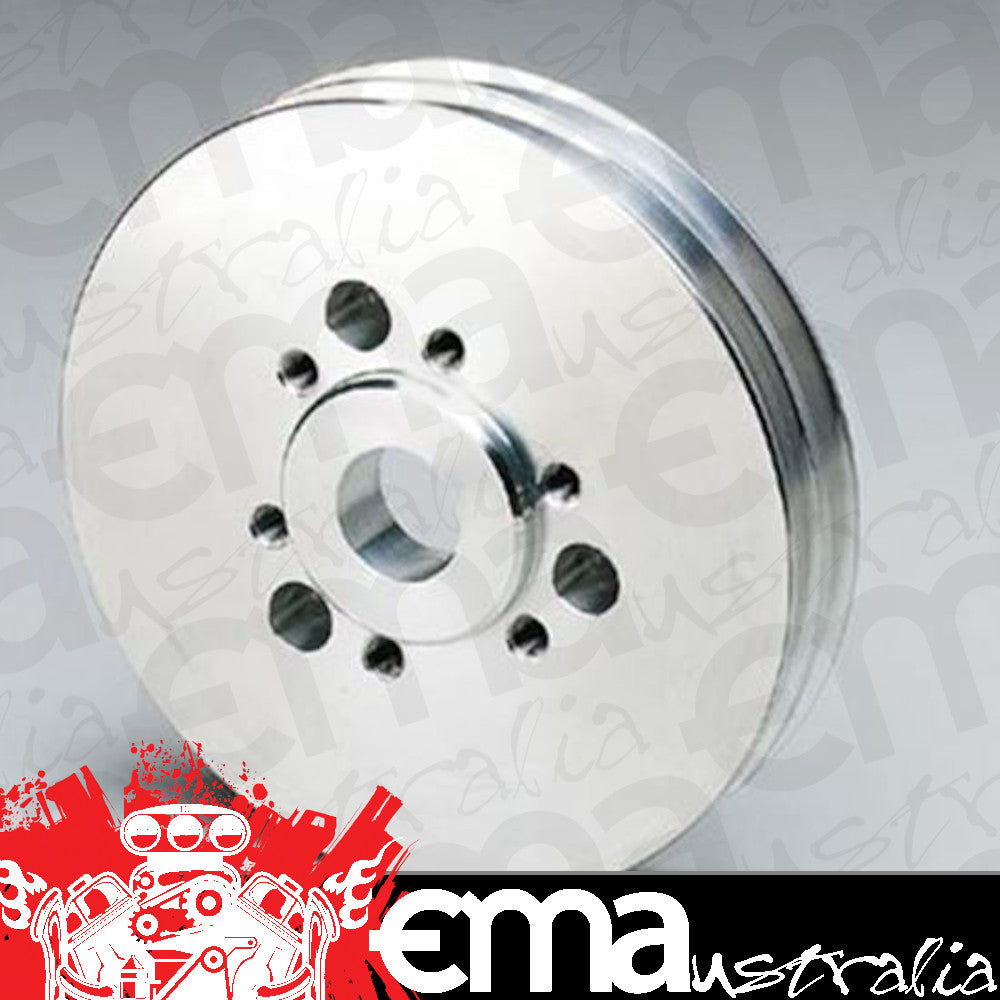 Pulley Accessory Drive Weiand 6-71 Aluminum Natural V-Belt 2-Groove Chevy Small/Big Block Each