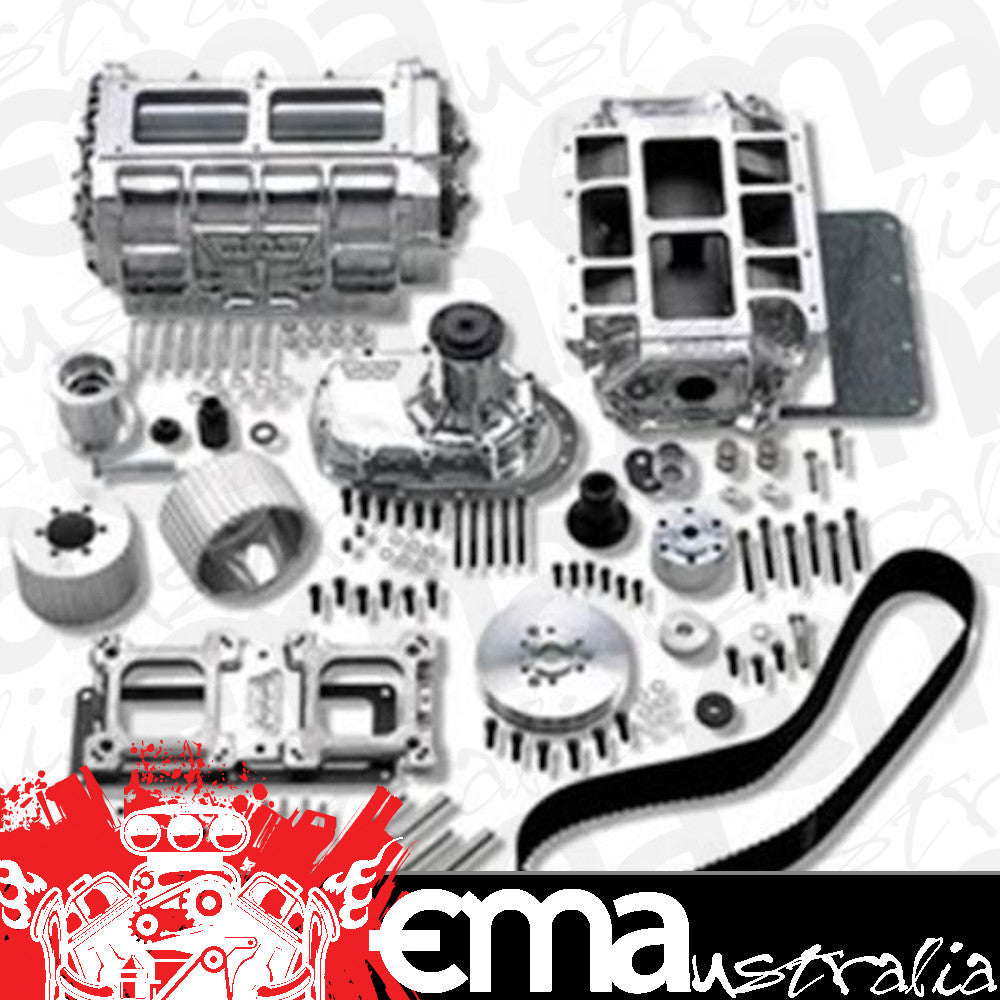 Supercharger System Roots 6-71 Series Polished 8mm Pitch Chevy Big Block Kit