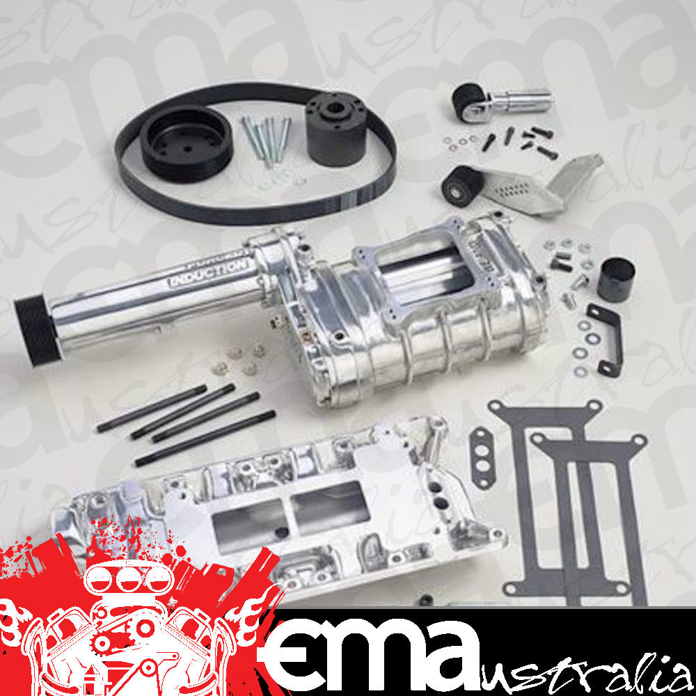 Supercharger System Roots 174 10-Rib Pulley Polished Ford 289-302 Kit