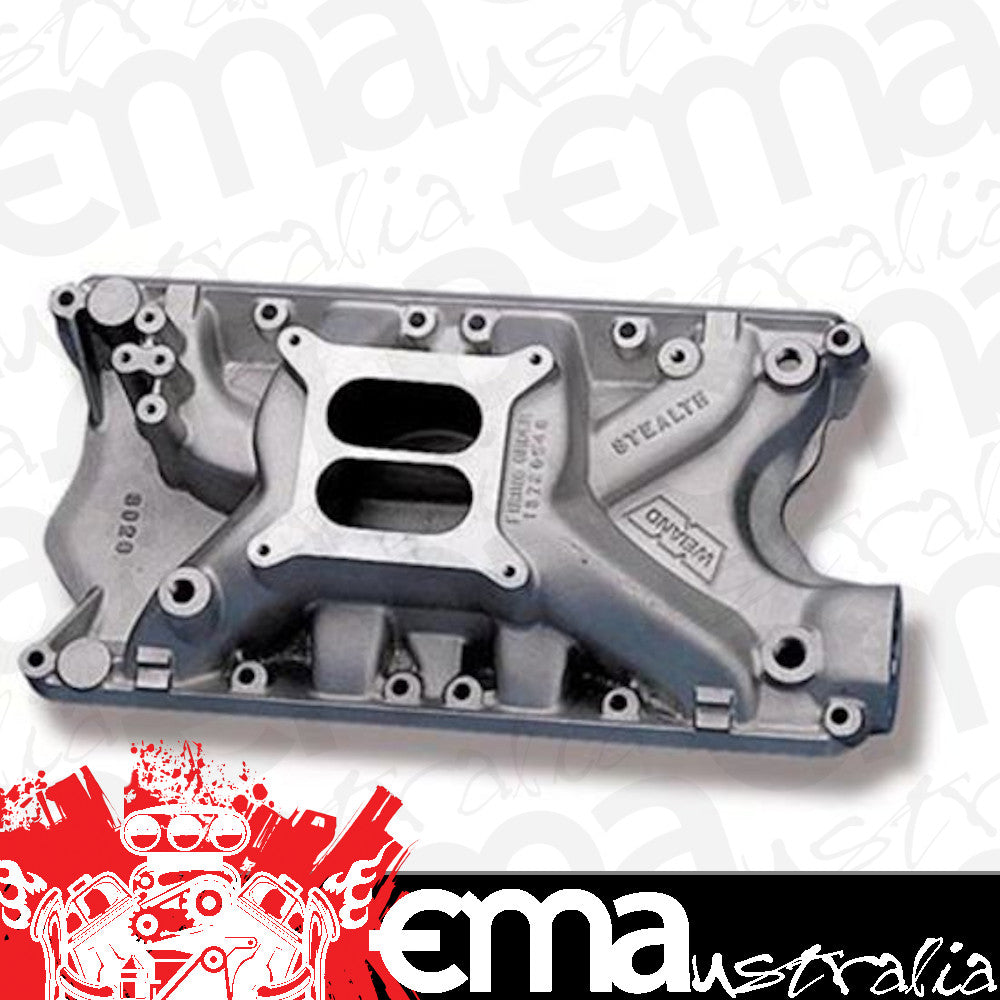 Intake Manifold Stealth Dual Plane Aluminum Natural Square Bore Ford 351W Each