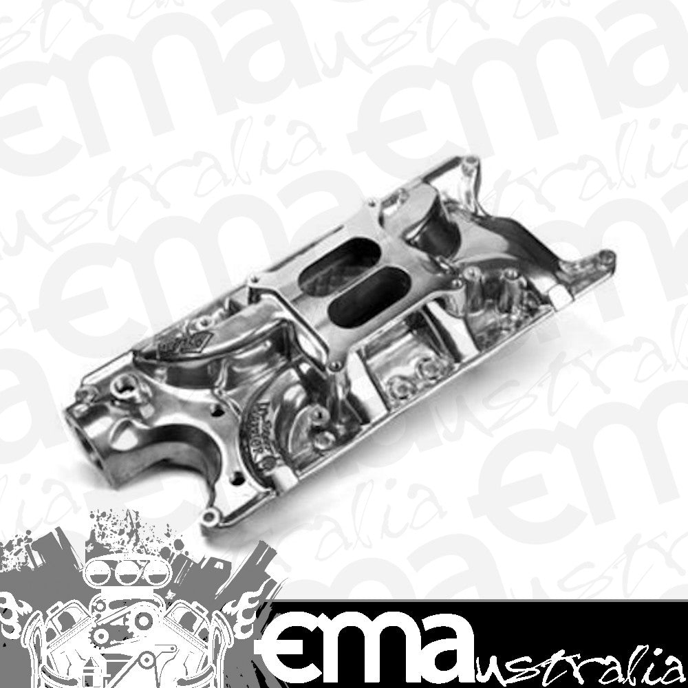 Intake Manifold Street Warrior Dual Plane Aluminum Polished Square Bore Ford Mercury Small Block Each