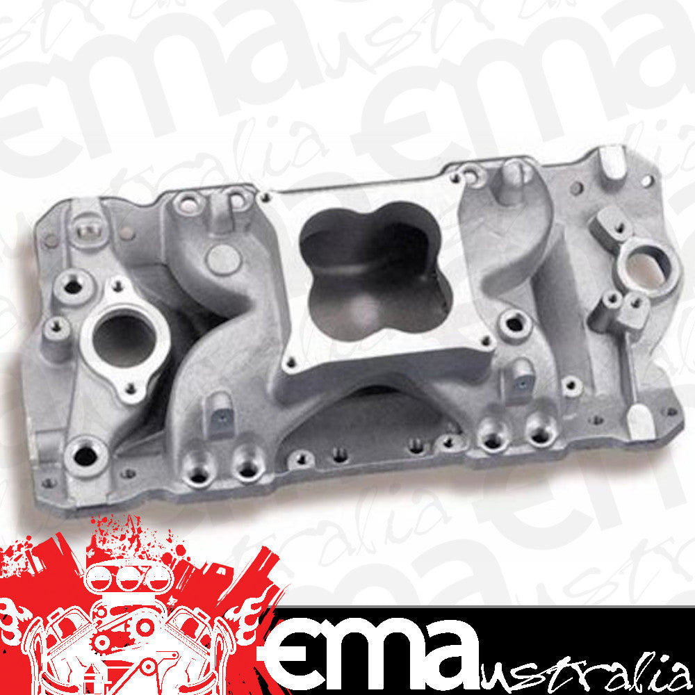 Intake Manifold EFI Aluminium Natural Multi-Port Chevy Big Block Oval Port Standard Deck Each