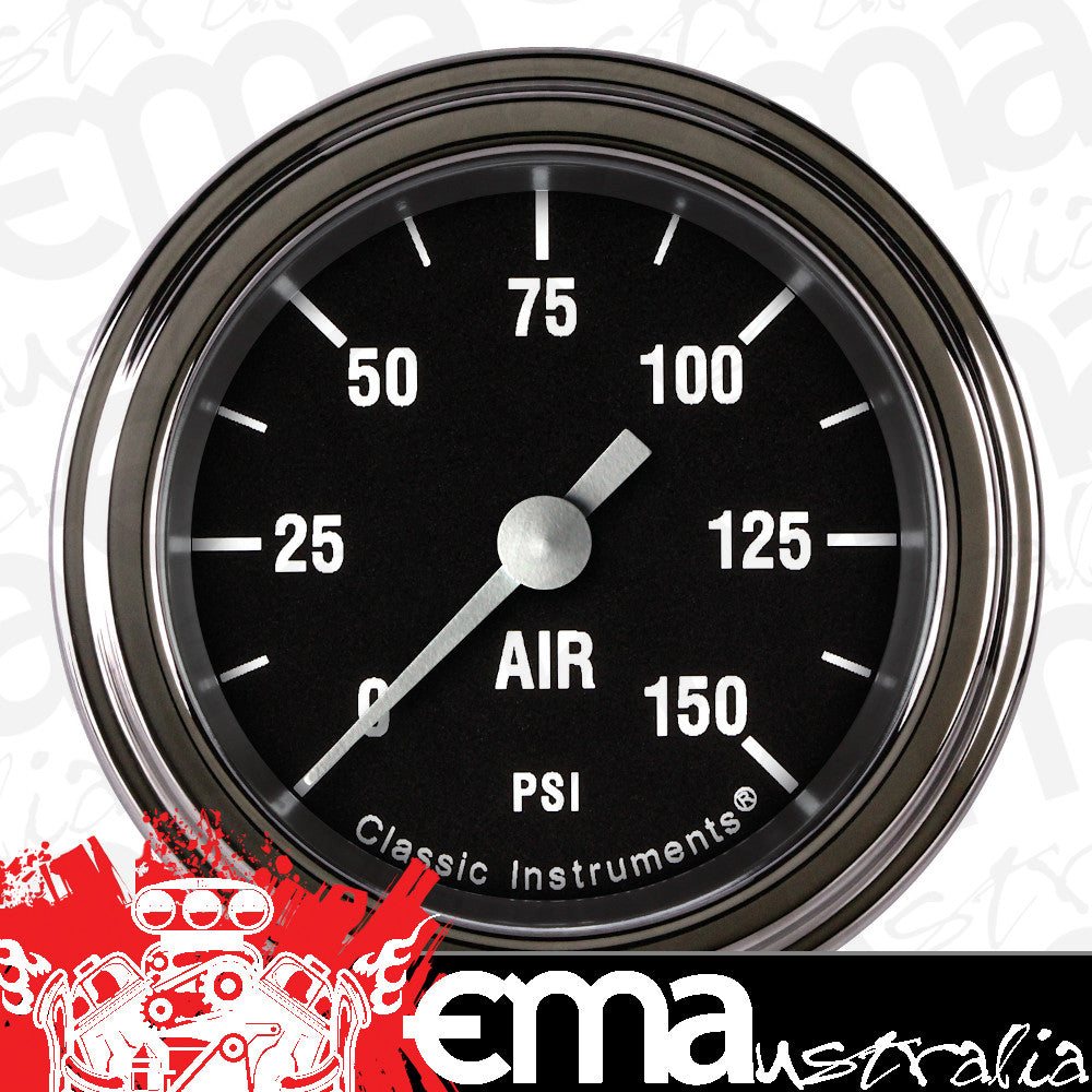 Classic Instruments HR118SLF Hot Rod - Air Pressure Gauge Full Sweep 2-1/8"