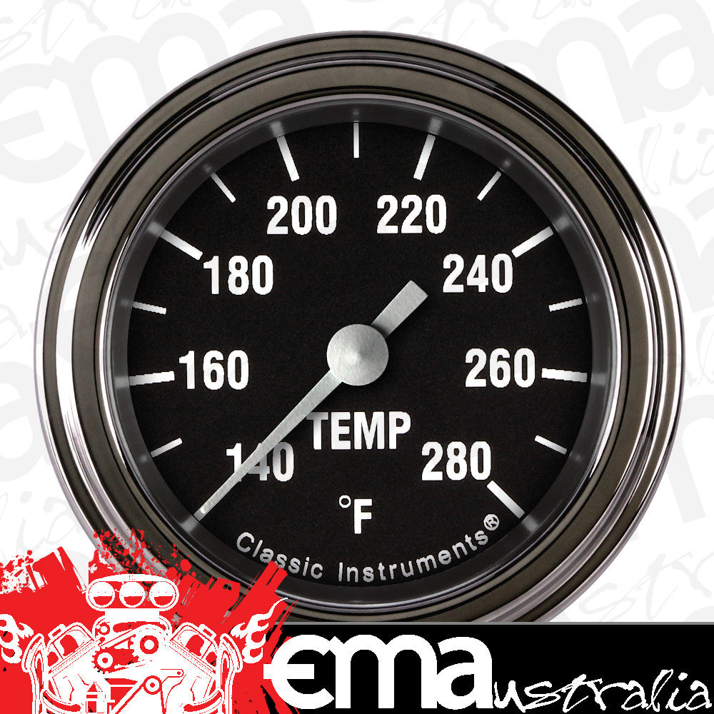 Classic Instruments | HR126SLF | Hot Rod - Water Temp Gauge Full Sweep 2-1/8"