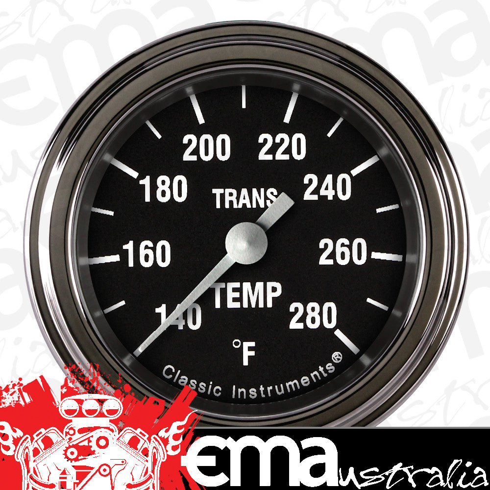 Classic Instruments HR127SLF Hot Rod - Transmission Temp Gauge Full Sweep 2-1/8"